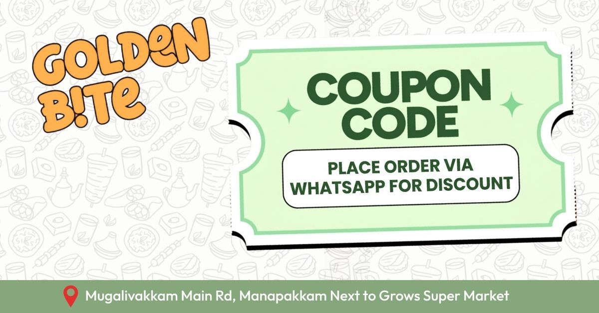 Coupon: place your order via WhatsApp for a discount